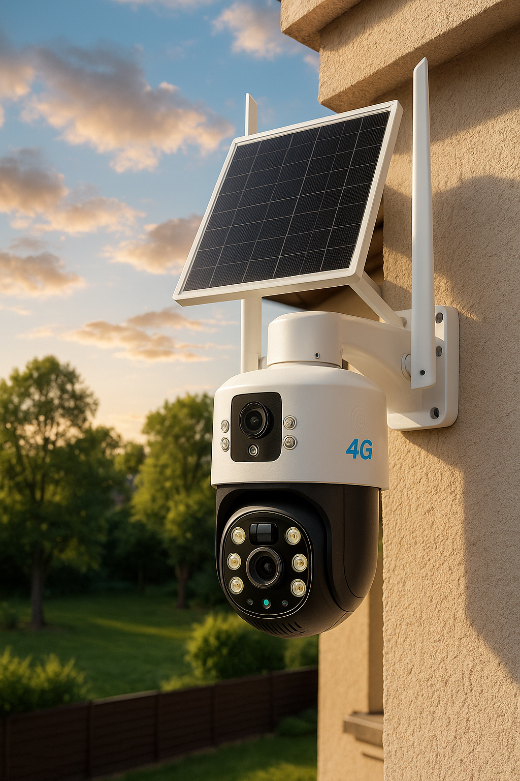 SUMMER SALE!! 4G Solar-Powered Dual-Lens Security Camera – Reliable Outdoor Surveillance Anywhere