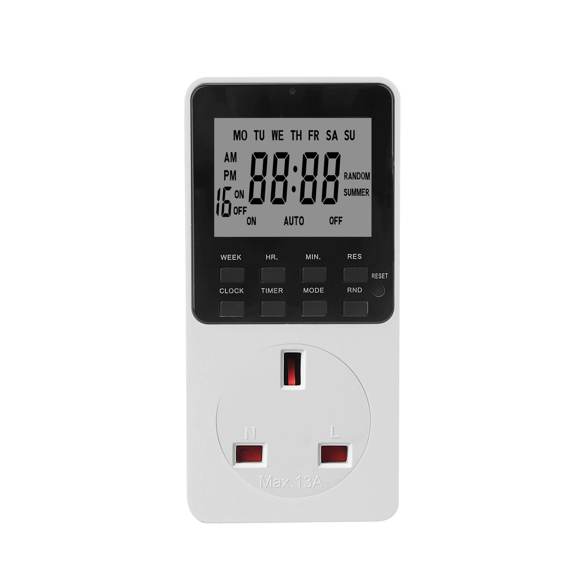 ENERGY SAVING!! Digital Programmable Timer Plug Socket – Energy-Saving & Auto Control