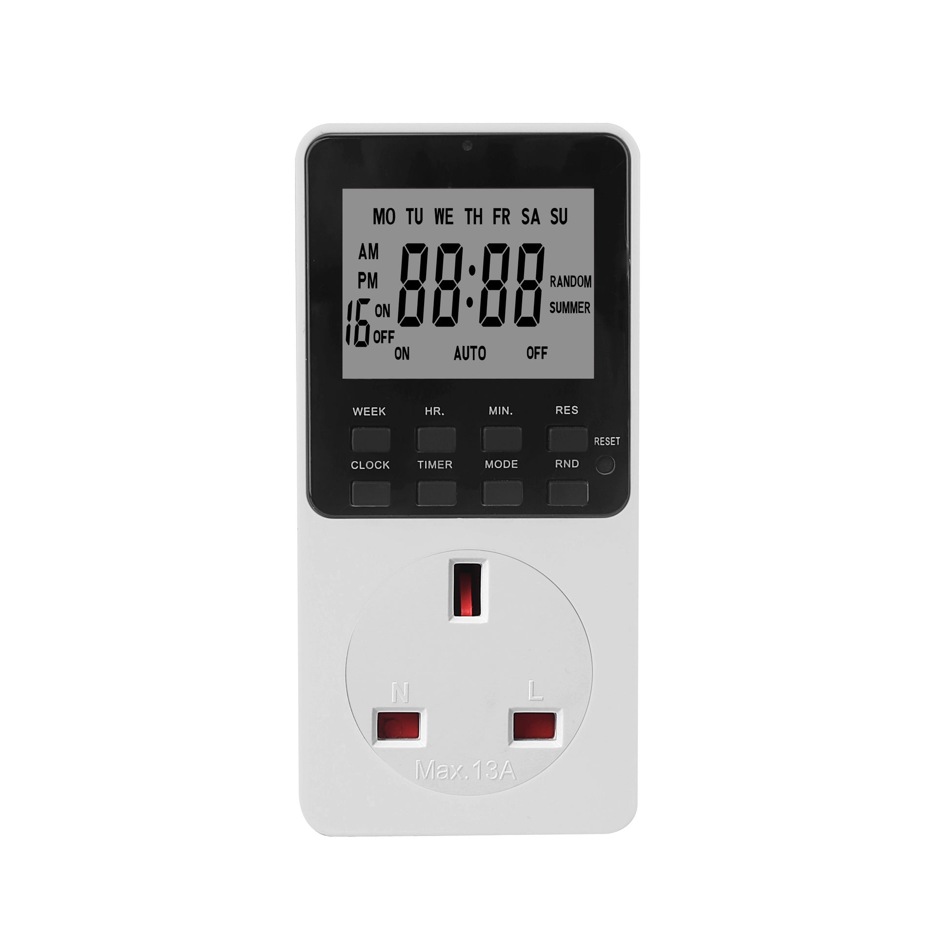 ENERGY SAVING!! Digital Programmable Timer Plug Socket – Energy-Saving & Auto Control