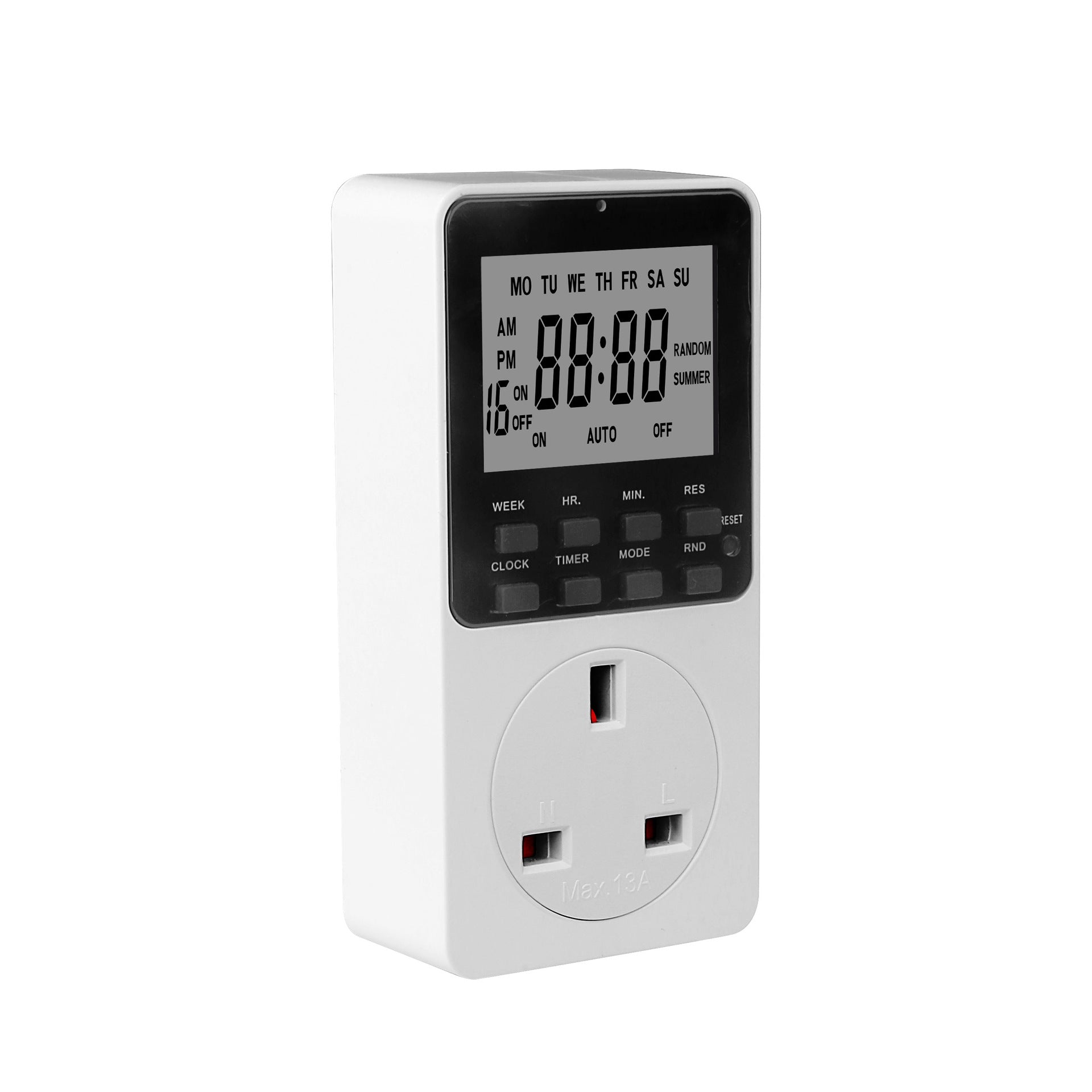 ENERGY SAVING!! Digital Programmable Timer Plug Socket – Energy-Saving & Auto Control